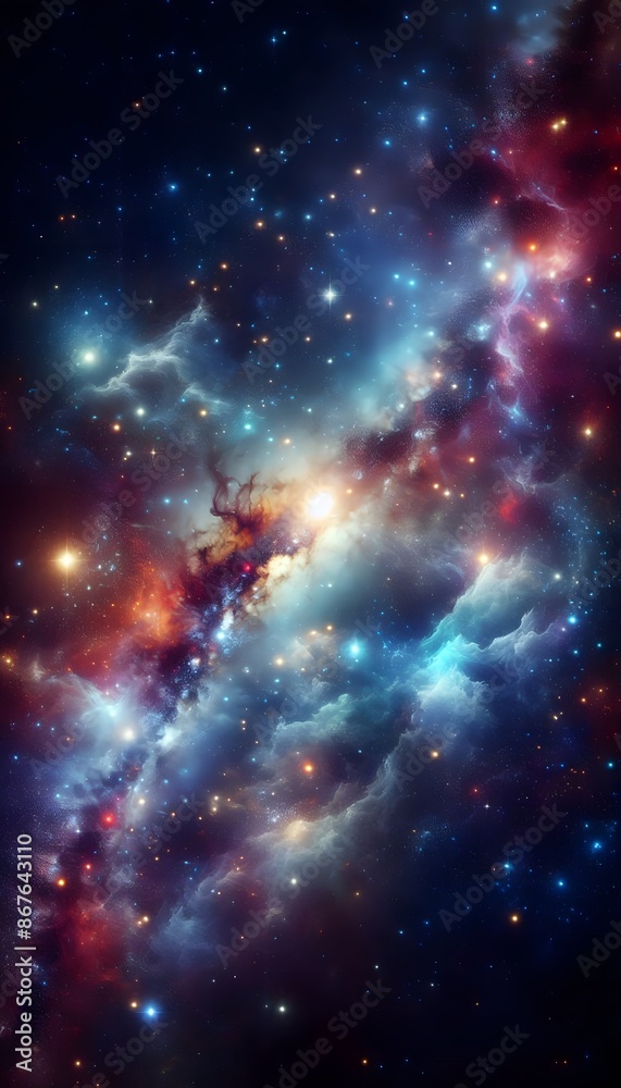 Fototapeta premium background with stars