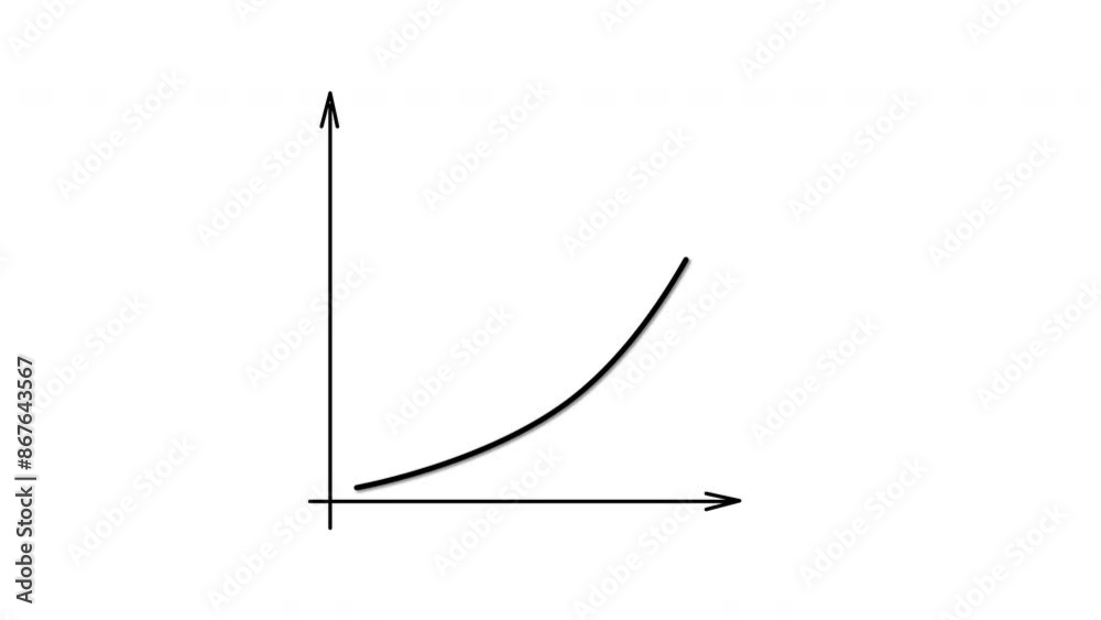Growth chart self drawing animation. Growth chart self drawing animation.