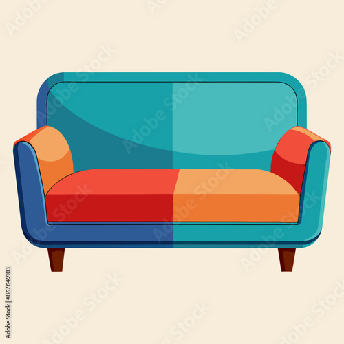 Sofa vector illustration 