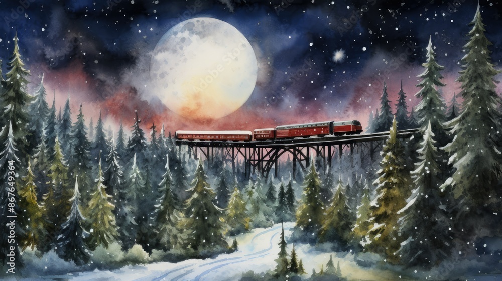 winter in the forest