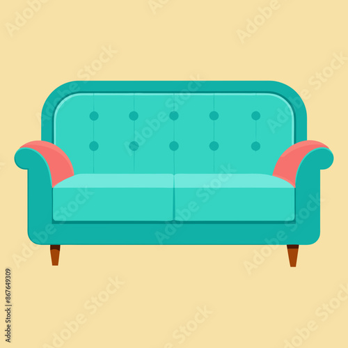 Sofa vector illustration 