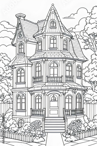 sketch of house