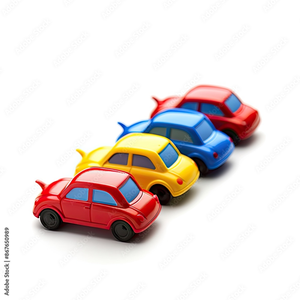 toy cars isolated on white background toy cars isolated on white background