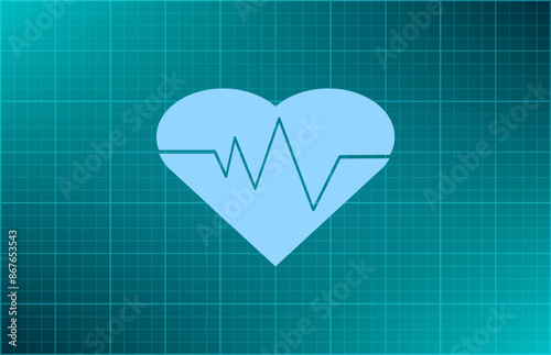 Vector illustration on blue background.
