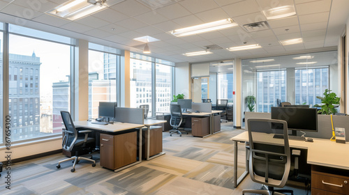 Office space for lease in business district