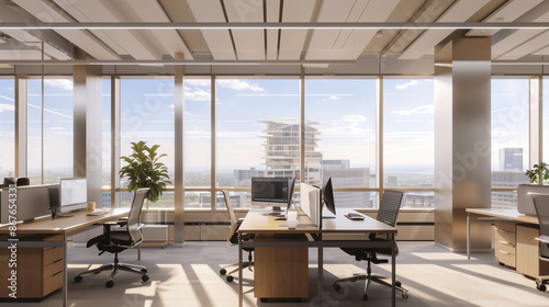 Office space for lease in business district