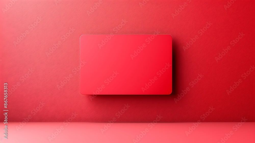 A blank business banner template with a clean and professional design featuring a textured red surface against a soft shadowed background. A blank business banner template with a clean and professional design featuring a textured red surface against a soft shadowed background.