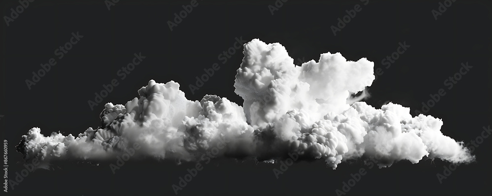abstract white cloud texture isolated on black background abstract white cloud texture isolated on black background