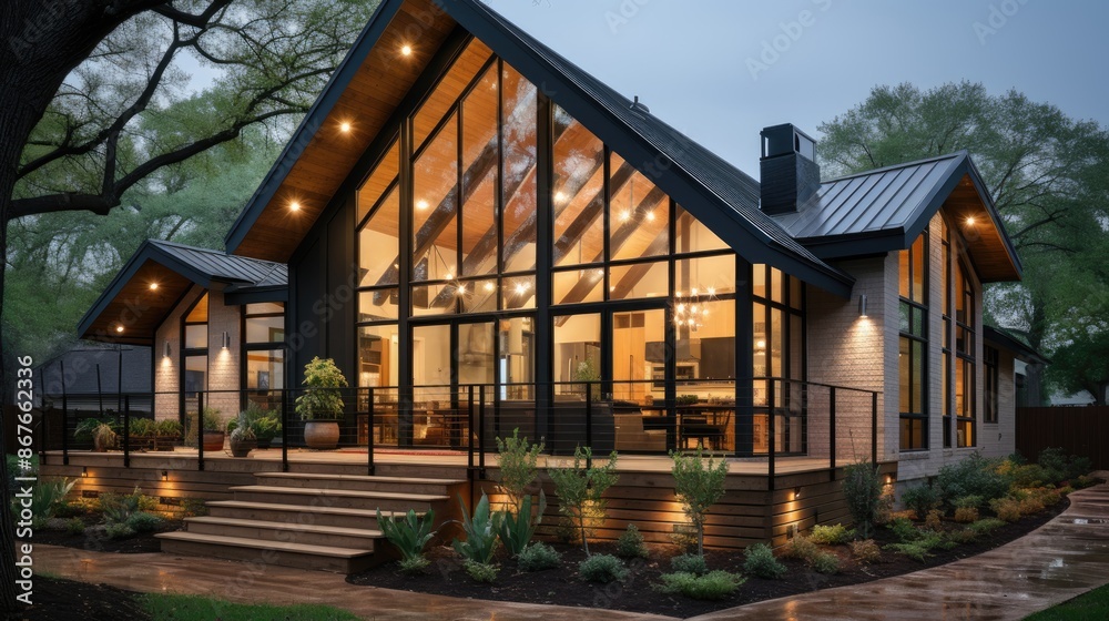house in the woods HD 8K wallpaper Stock Photographic image house in the woods HD 8K wallpaper Stock Photographic image