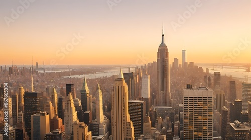 New York City skyline panorama 
