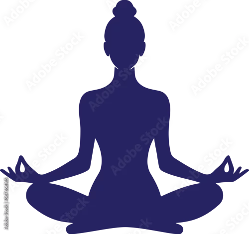 Obraz woman yoga logo icon