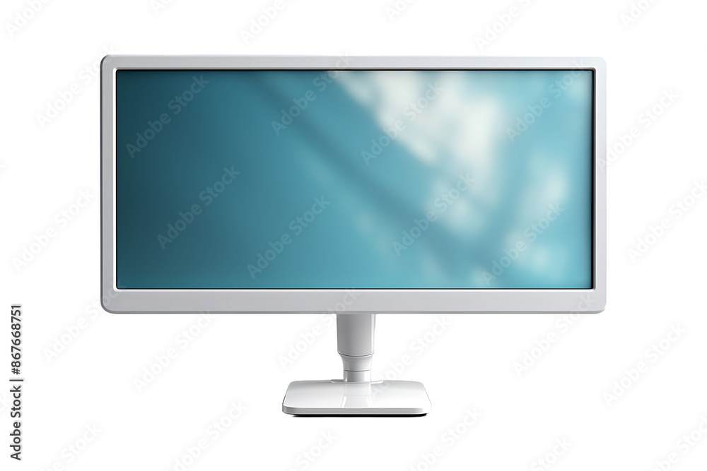 Monitor Isolated on transparent background Monitor Isolated on transparent background