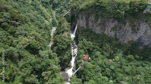 Pailon Del Diablo waterfall, Ecuador