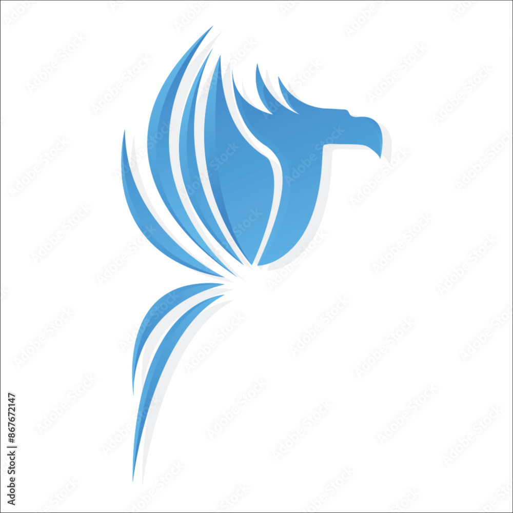 Fototapeta premium PHOENIX LOGO VECTOR TRANSPARANT