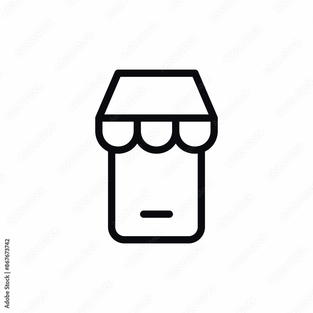 phone shopping online store icon phone shopping online store icon