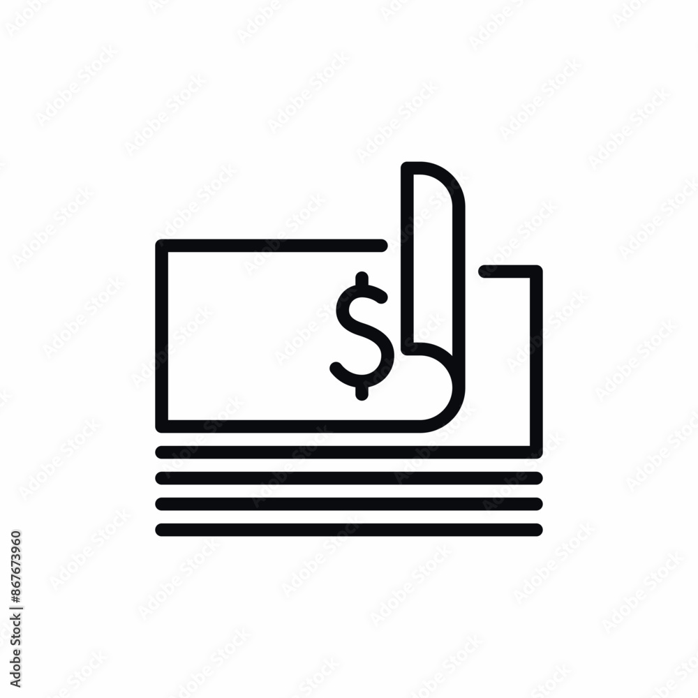 wad of money finance icon wad of money finance icon