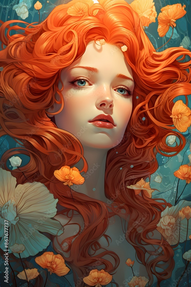 Divine Feminine art nouveau Divine Feminine art nouveau
