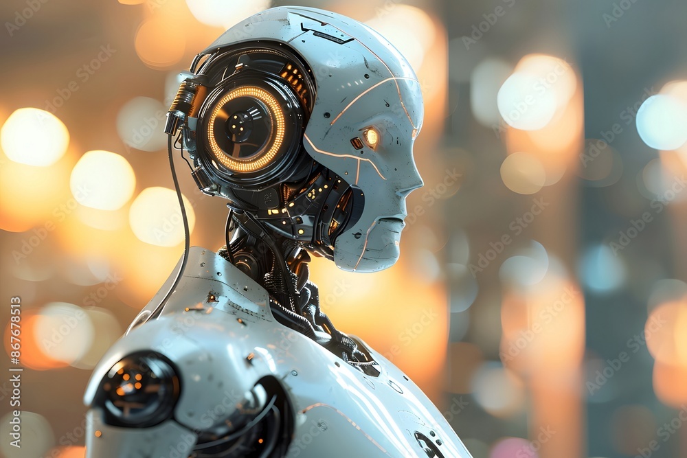 Advanced Humanoid Robots with Futuristic Design Advanced Humanoid Robots with Futuristic Design