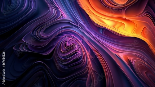 A mesmerizing fluid abstract pattern with a twisted design great for backgrounds and wallpaper usages photo