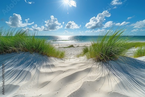 Fototapeta Naklejka Na Ścianę i Meble -  rolling sand dunes professional photography