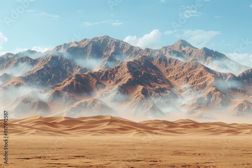 Fototapeta Naklejka Na Ścianę i Meble -  rolling sand dunes professional photography