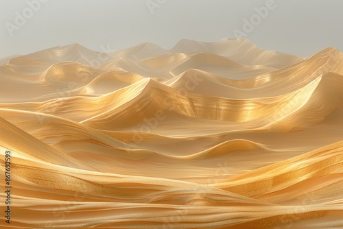 Fototapeta Naklejka Na Ścianę i Meble -  rolling sand dunes professional photography