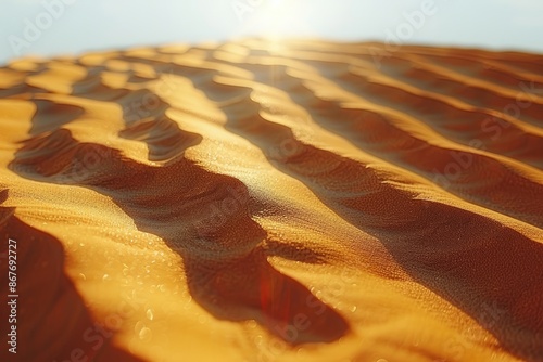 Fototapeta Naklejka Na Ścianę i Meble -  rolling sand dunes professional photography