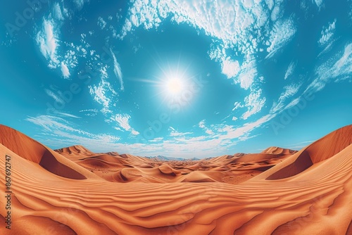 Fototapeta Naklejka Na Ścianę i Meble -  rolling sand dunes professional photography