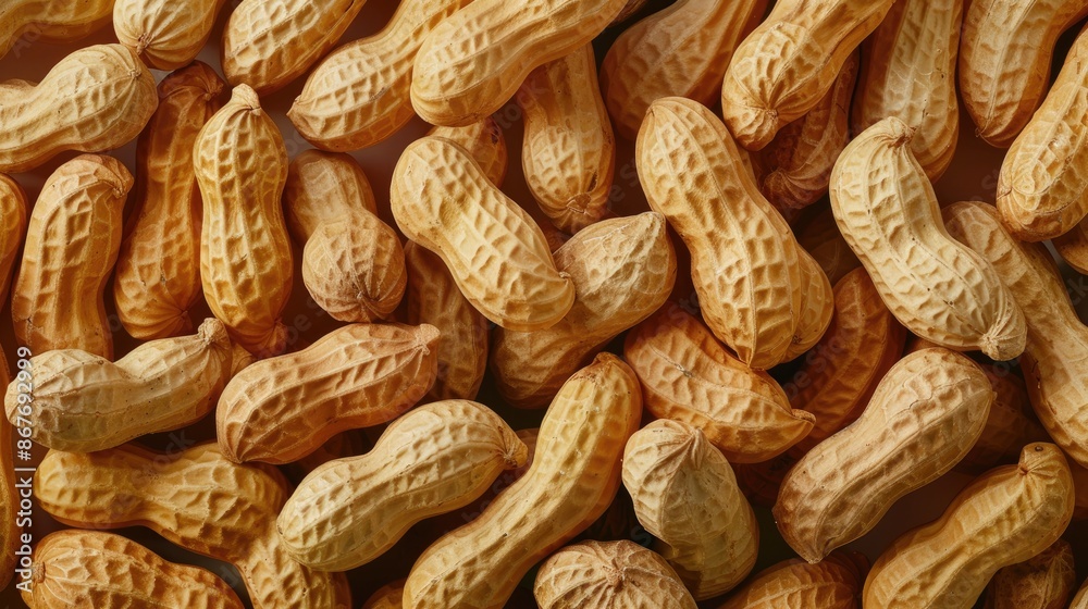Texture of peanuts in shells Background of peanuts as food Freshly harvested peanuts Texture of peanuts in shells Background of peanuts as food Freshly harvested peanuts