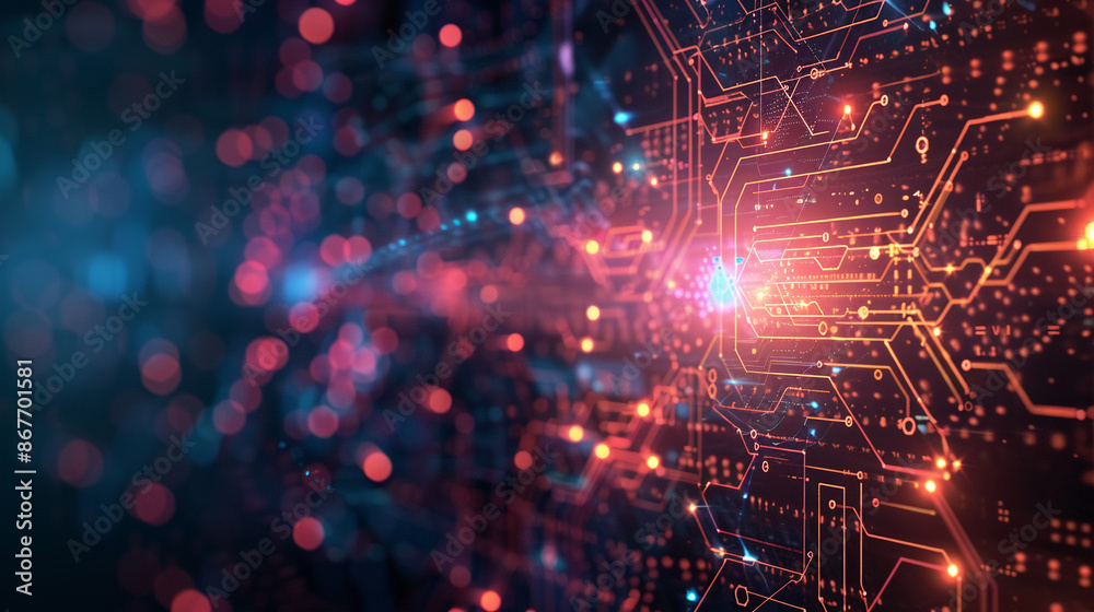 Obraz premium masthead background image on cybersecurity theme