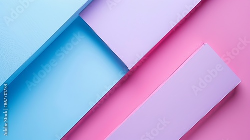 Abstract geometric background with pastel gradient colors of pink, blue and purple. Modern minimalist design with sleek lines and shapes. Free Download Abstract geometric background with pastel gradient colors of pink, blue and purple. Modern minimalist design with sleek lines and shapes. - GFXLoad