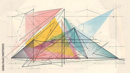 Educational chart on Triangle Proofs illustrating proofs of theorems like the Pythagorean theorem angle sum of triangles and properties of similar triangles with stepbystep diagrams