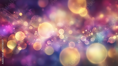 A colorful, abstract image with a rainbow-like pattern