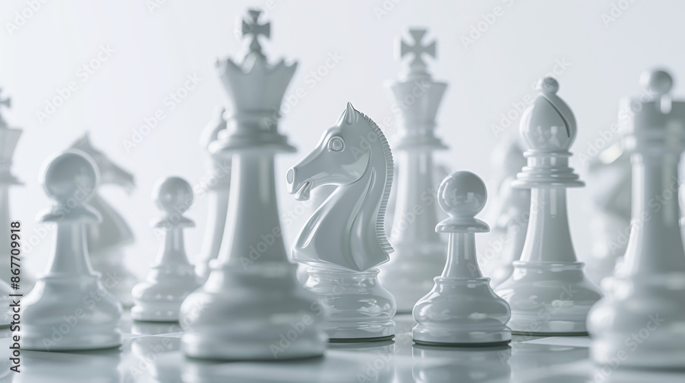 A game of chess, against each other A game of chess, against each other