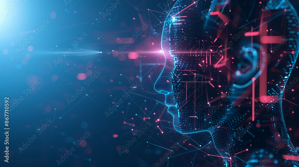 Obraz premium masthead background image on cybersecurity theme