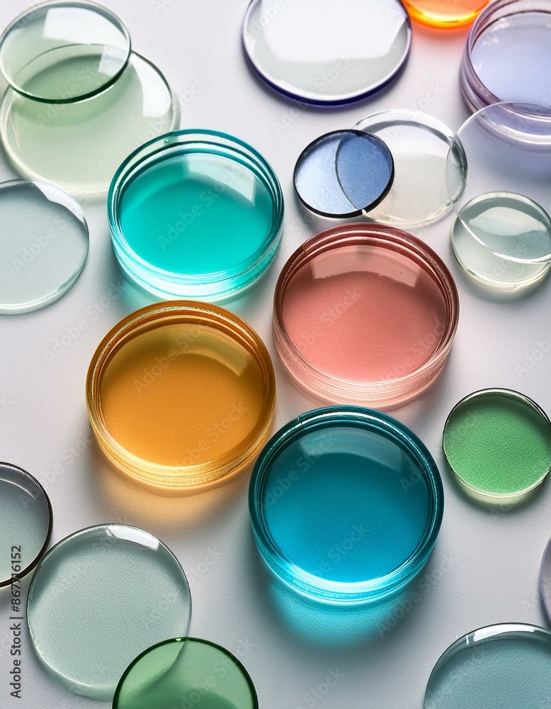 Spectrum of Science: Colorful Petri Dish Array Spectrum of Science: Colorful Petri Dish Array