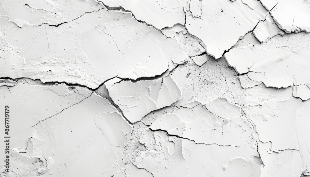 white painted wall with a single tiny very thin crack white painted wall with a single tiny very thin crack