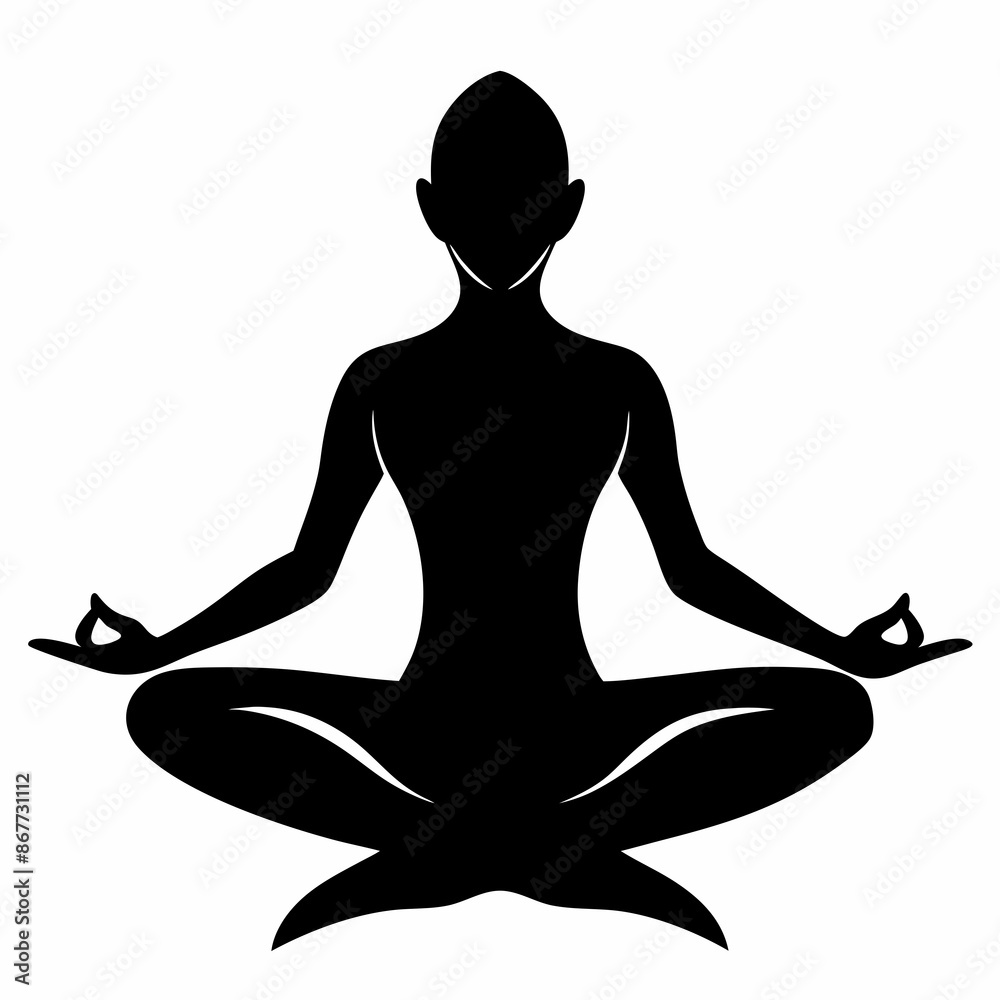 Person in yoga position, yoga vector illustration, yoga silhouette, woman meditating in lotus position png Person in yoga position, yoga vector illustration, yoga silhouette, woman meditating in lotus position png