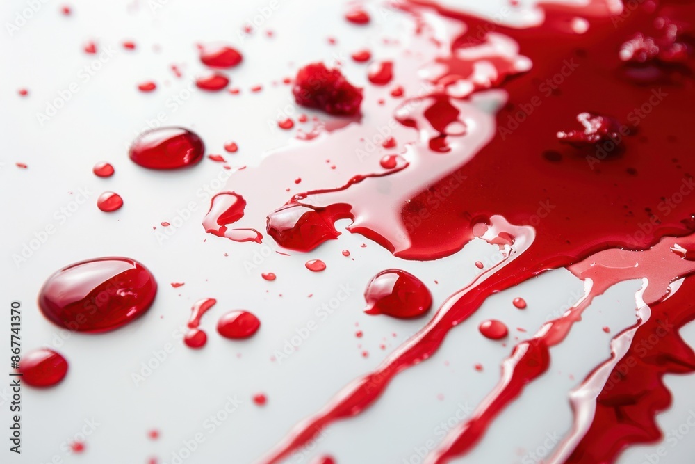 Blood Stains Cut Out Image Blood Stains Cut Out Image