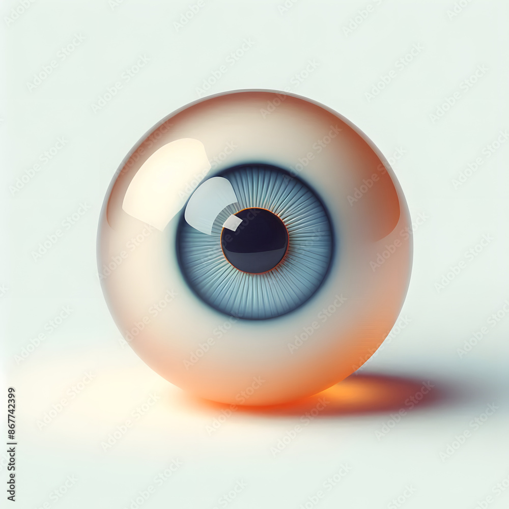 minimal jelly shaped eye, 3D , fruit bonbons with scary eye, sugar food, illustration. minimal jelly shaped eye, 3D , fruit bonbons with scary eye, sugar food, illustration.