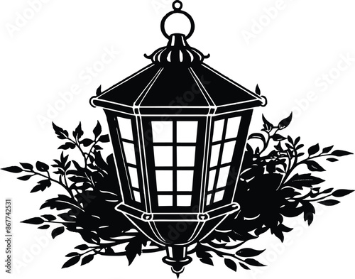 street lamp vector illustration