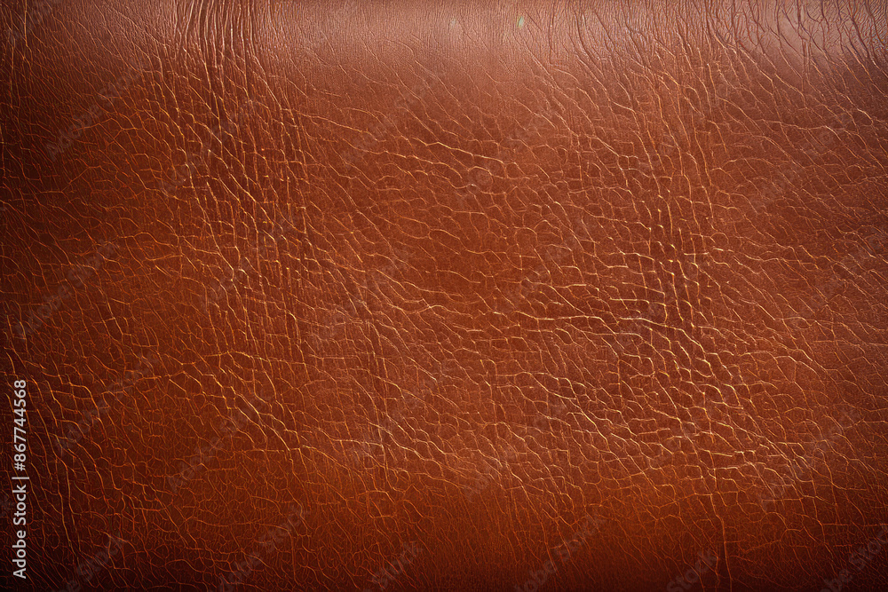 Fototapeta premium Processed collage of brown leather cloth surface texture. Background for banner, backdrop