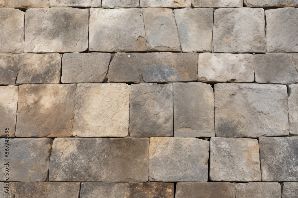 Processed collage of ancient yellow block wall texture. Background for banner, backdrop or texture Processed collage of ancient yellow block wall texture. Background for banner, backdrop or texture