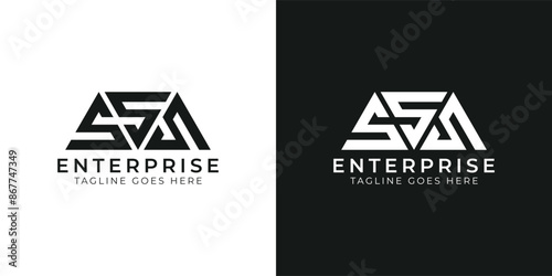 Strength in Three: Unveiling the SSS Triangle Logo