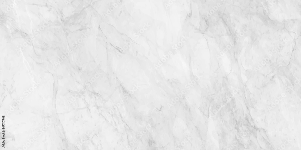 Fototapeta premium Stone texture for painting on ceramic tile for kitchen decoration, Natural marble stone background pattern with stains, water stain on white concrete marble texture, white Carrara marble stone.