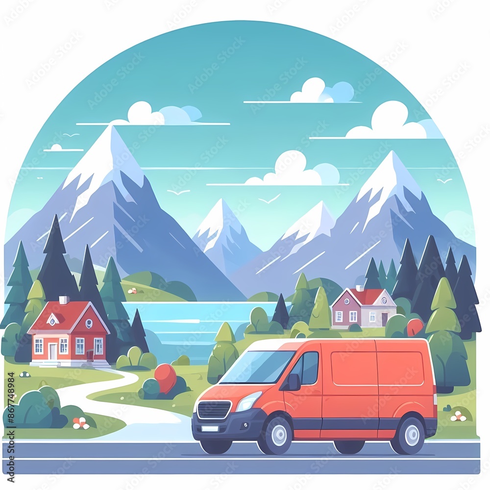 Tourist traveling flat vector illustration isolated on whtie background Tourist traveling flat vector illustration isolated on whtie background