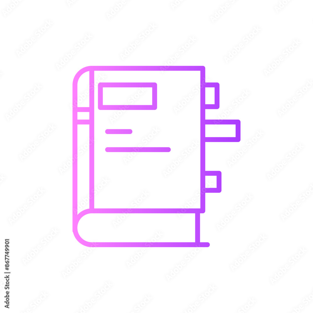 important topics gradient icon