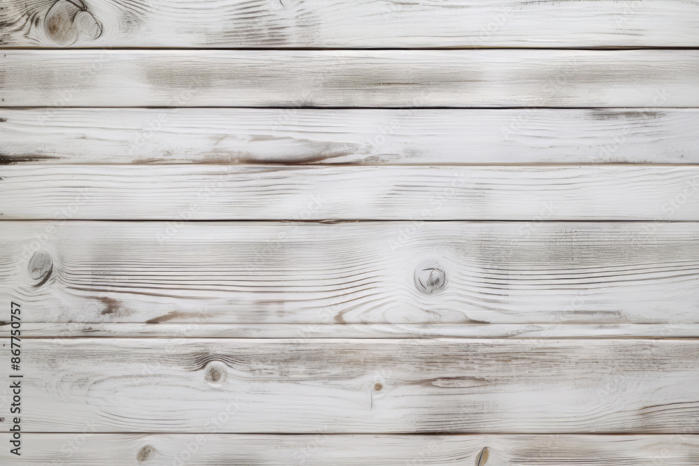 Naklejka premium Processed collage of old stained white wooden wall texture. Background for banner, backdrop