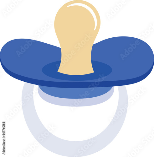 Baby Pacifier Care Equipment Illustration