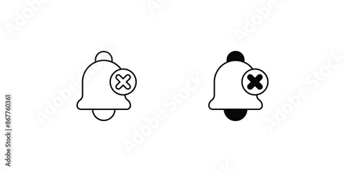 silent icon with white background vector stock illustration